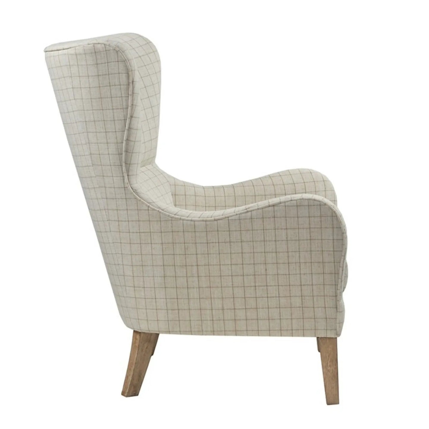 Arianna Swoop Wing Chair with Classic Wing Back