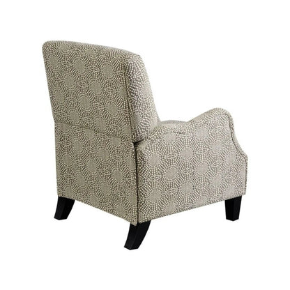 Hoffman Push Back Recliner Beige Multi Chair