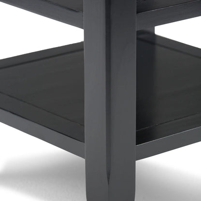 Acadian Handcrafted End Table Solid Wood