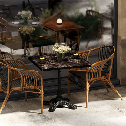 Outdoor Sintered Stone and a Modern Dining Table