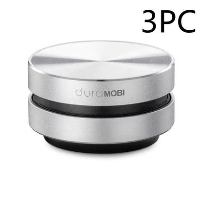 Bone conduction speaker 3-piece round silver set with black base duraMOBI Bluetooth on Tampa Home & Garden Store