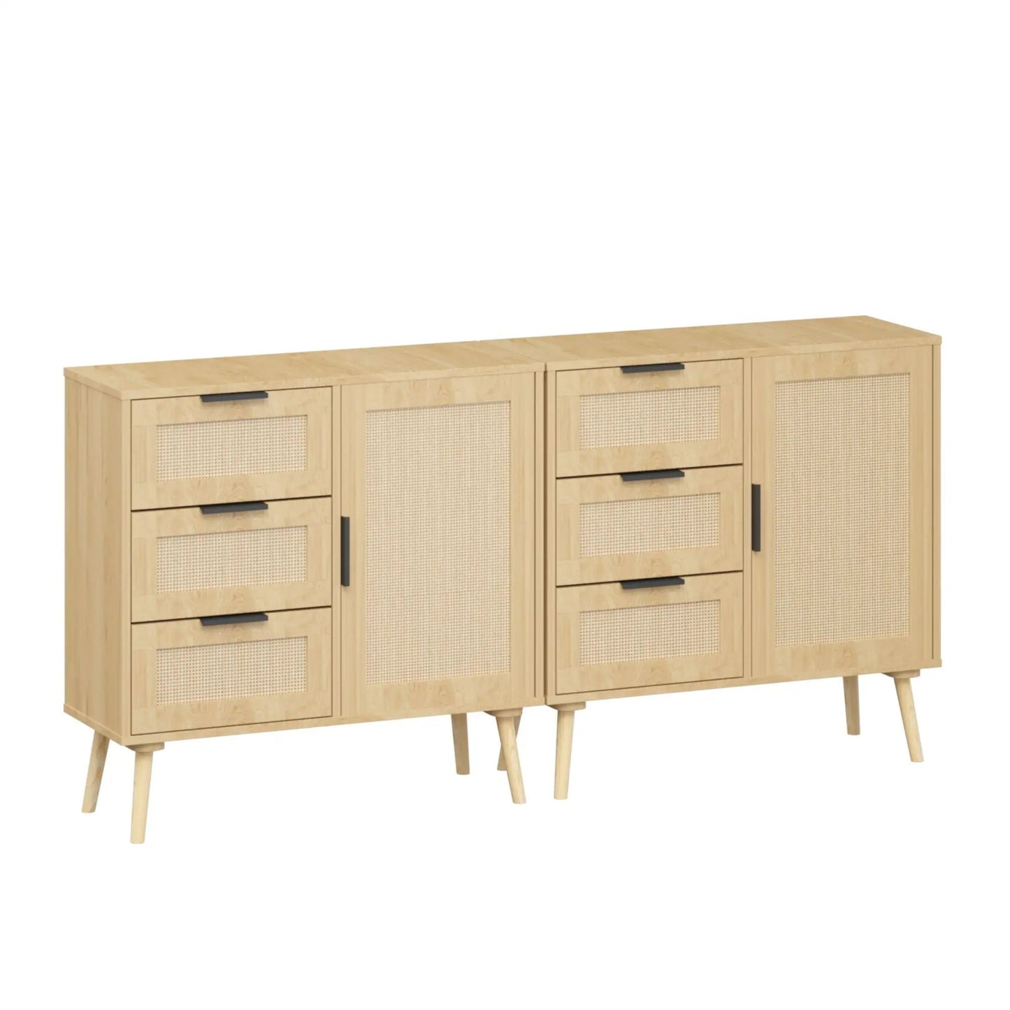 Dresser With Drawers and Adjustable Shelf
