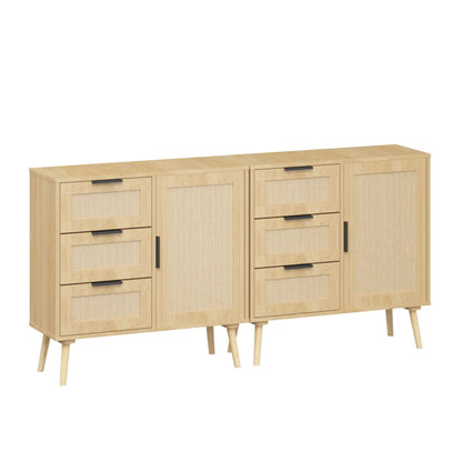 Dresser With Drawers and Adjustable Shelf