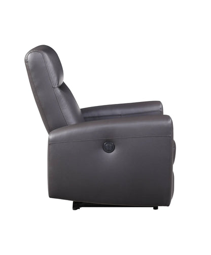 Blane Brown Power Motion Leather Recliner