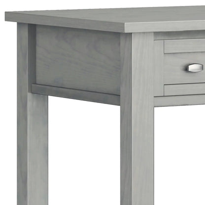 Warm Shaker desk in graywashed wood with silver drawer knob, desk Unique Piece Furniture on Tampa Home & Garden Store