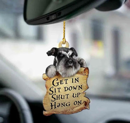 Car Pendant Sleeping Dog Angel Decor Hanging