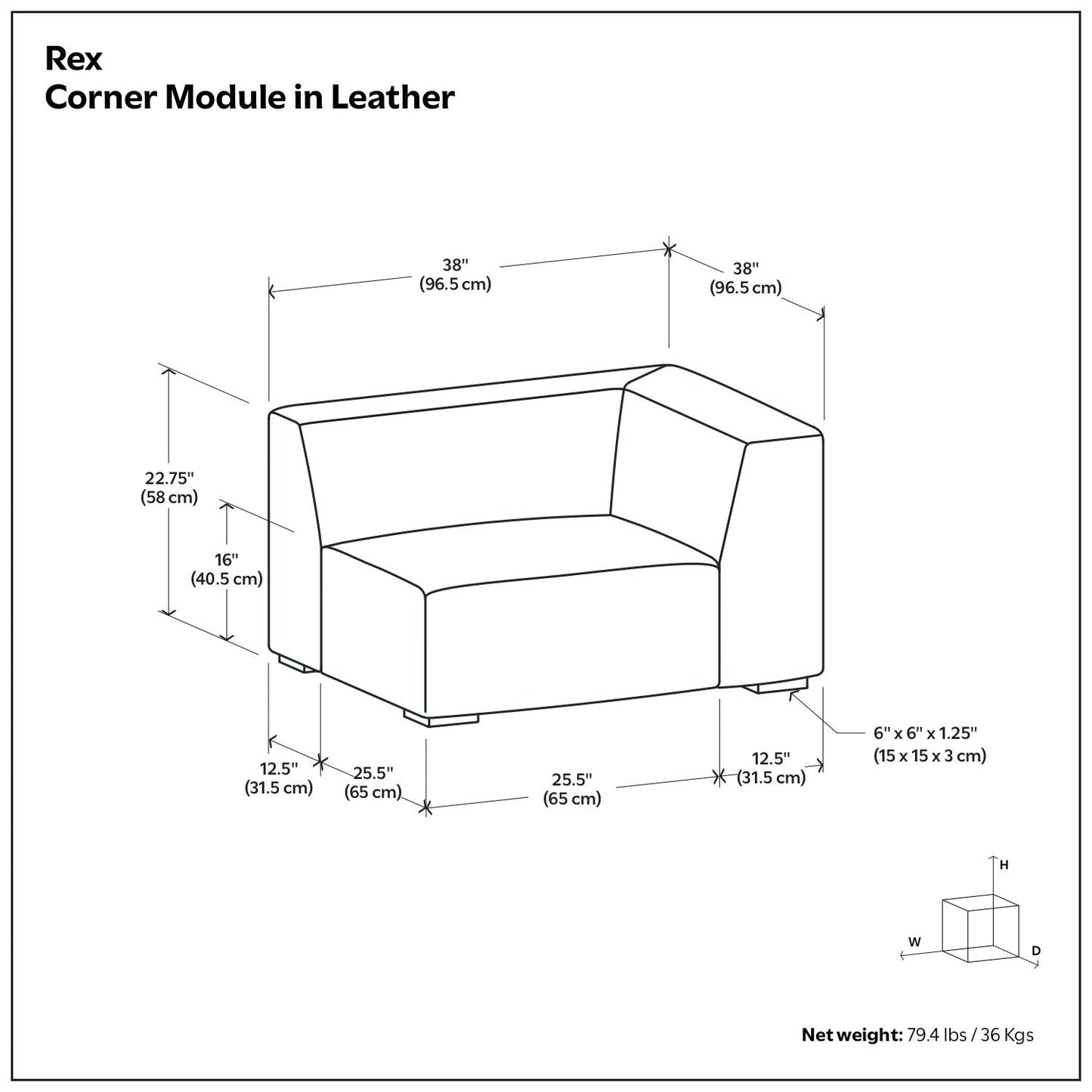 Rex Corner Sofa Module and the Modern Style