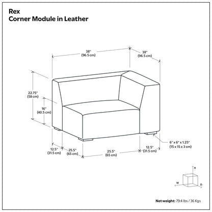Rex Corner Sofa Module and the Modern Style