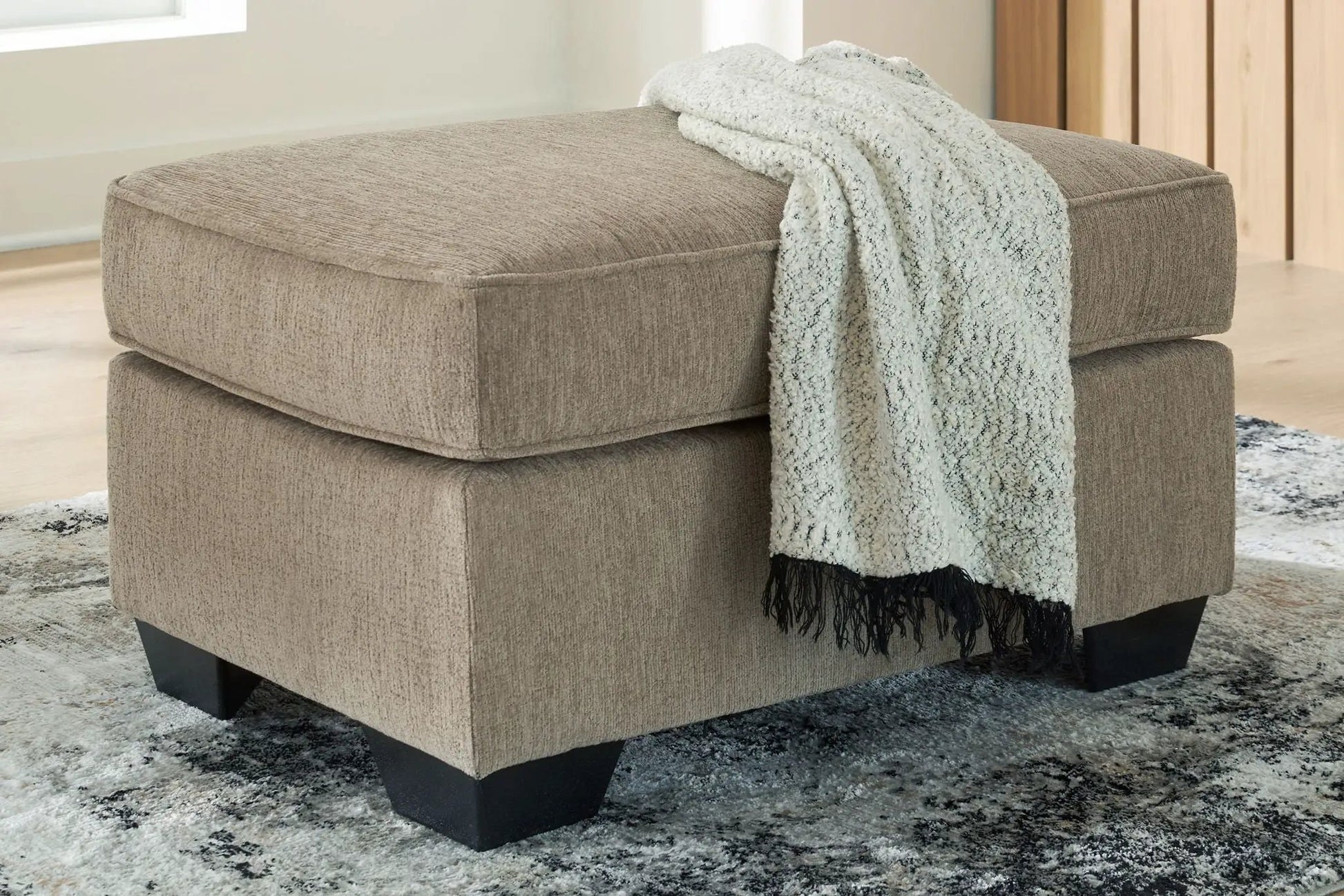Olten living room set ottoman in taupe fabric by Unique Piece Furniture on Tampa Home & Garden Store