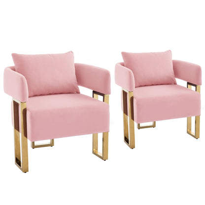 Modern Classic Teddy Fleece Chair with Metal Foot