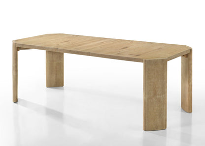 Extendable oak finish dining table by HouseOfZazla, tables with extensions on Tampa Home & Garden Store