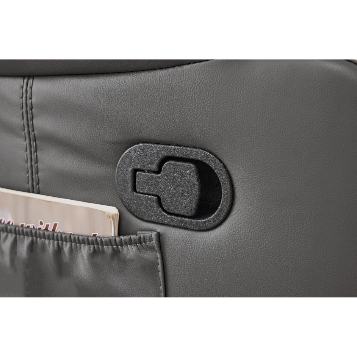 Gray Heating and Vibration Recliner Chair