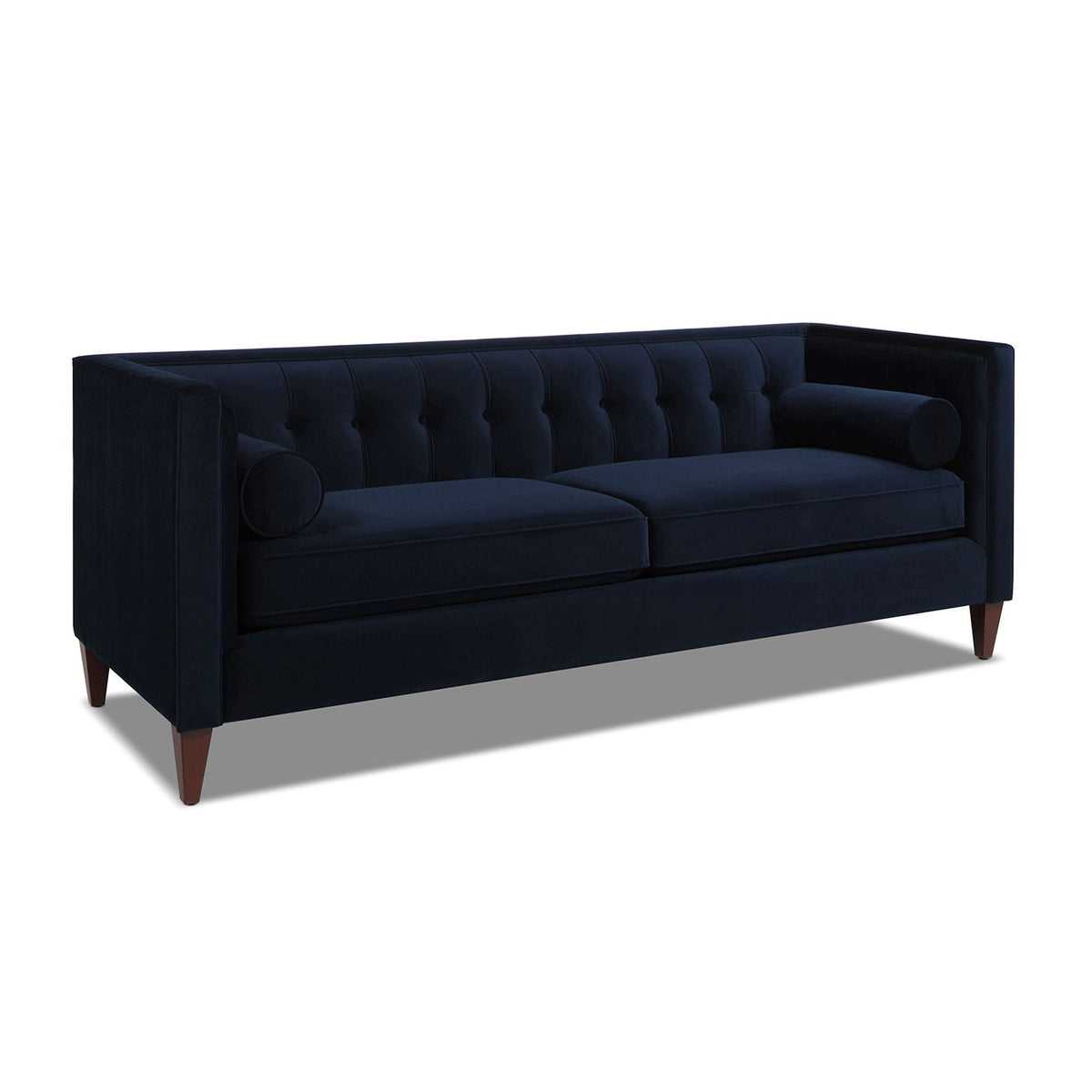 Modern Tuxedo Tufted Sofa With Comfort Support
