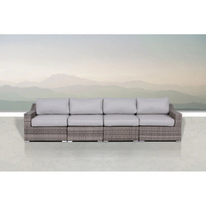 Fully Assembled Rattan Wicker Outdoor Sectional