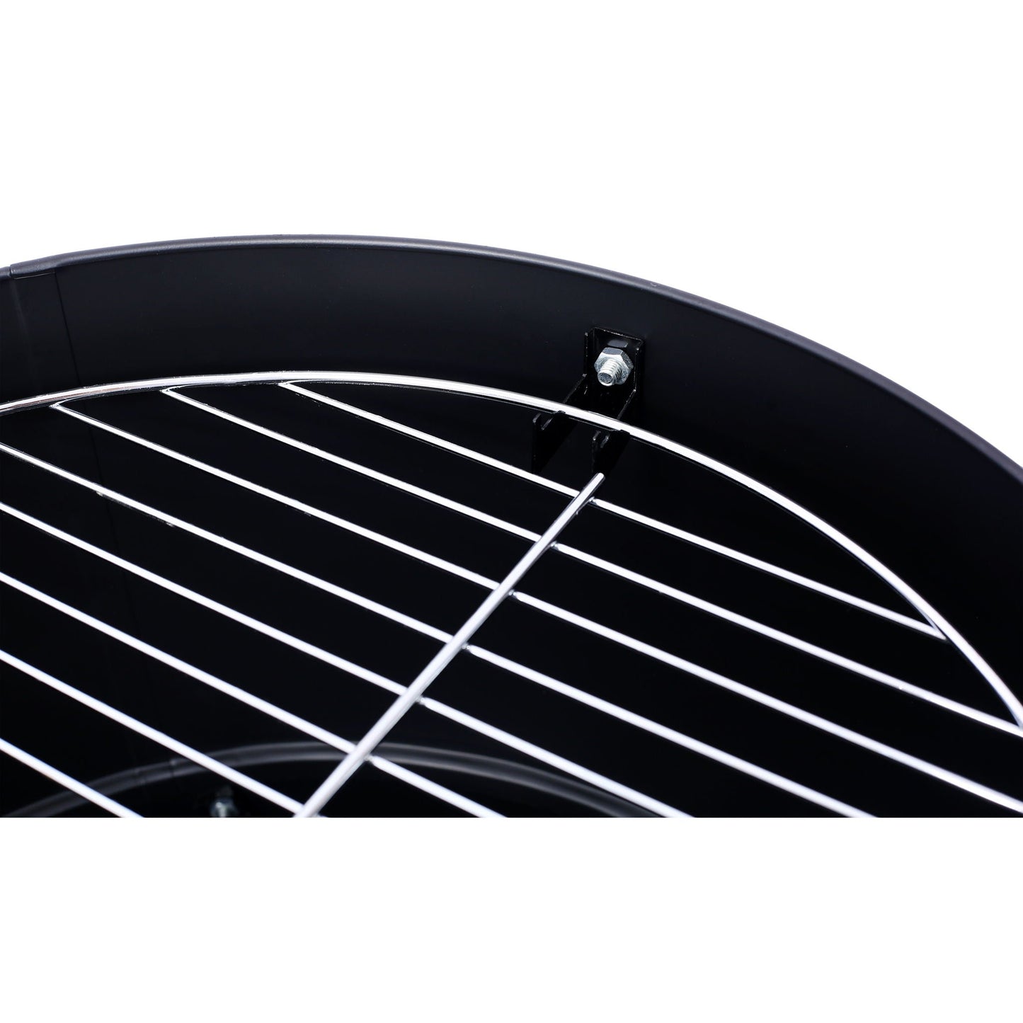 Heavy Duty Round Steel Charcoal Grill and Smoker