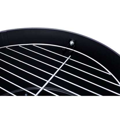 Heavy Duty Round Steel Charcoal Grill and Smoker