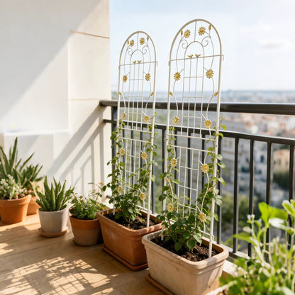 Metal Garden Trellis for Climbing Plants Outdoor