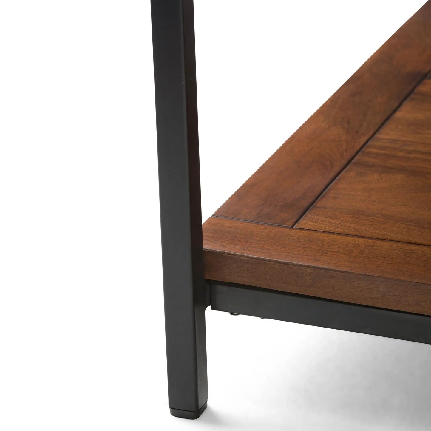 Skyler Solid Mango Wood Table and Metal Base