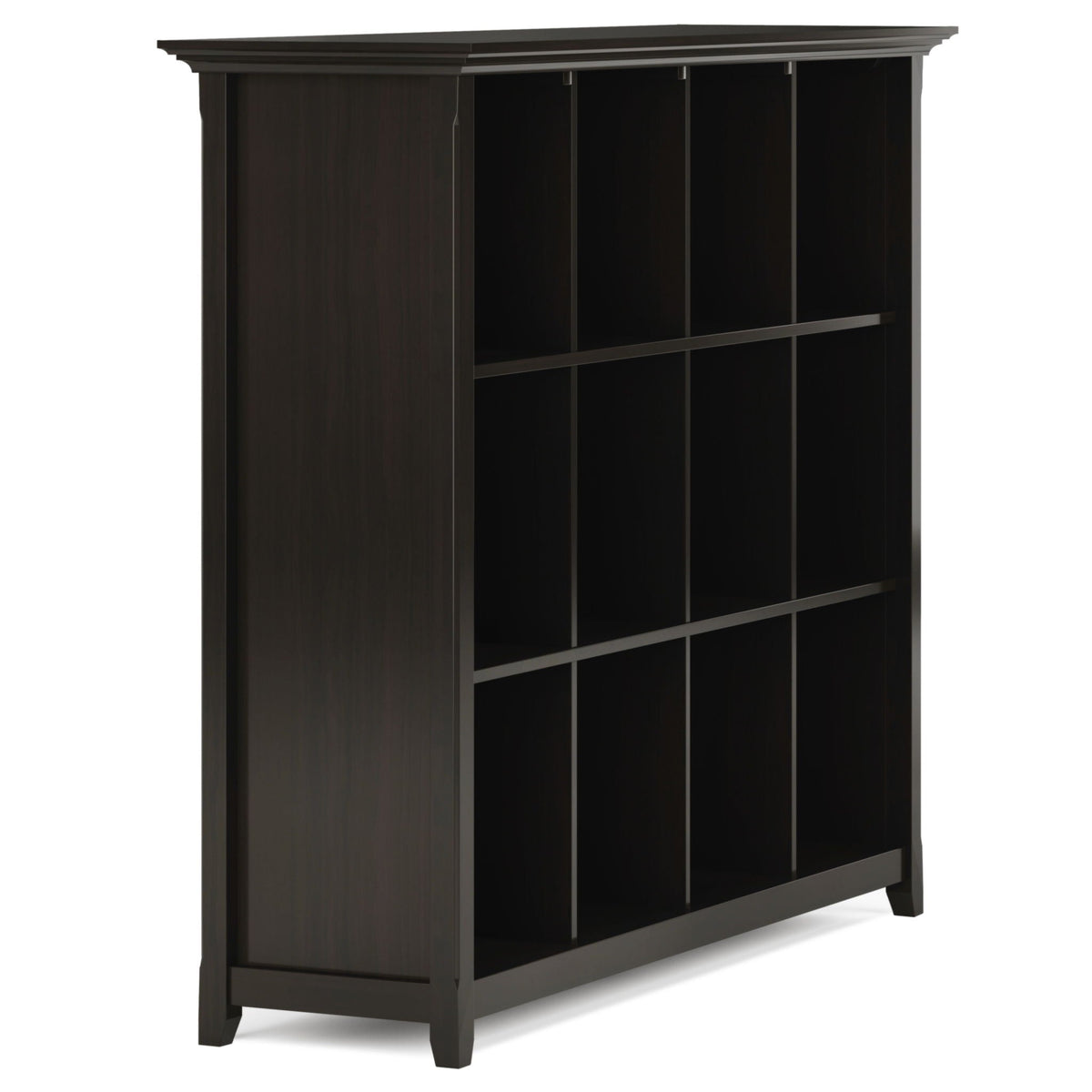 Amherst Cube Storage Bookcase with Large Cubbies dark espresso finish by HouseOfZazla on Tampa Home & Garden Store