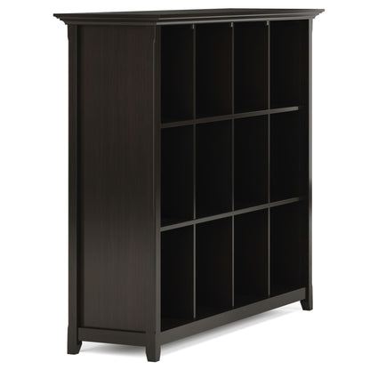 Amherst Cube Storage Bookcase with Large Cubbies dark espresso finish by HouseOfZazla on Tampa Home & Garden Store