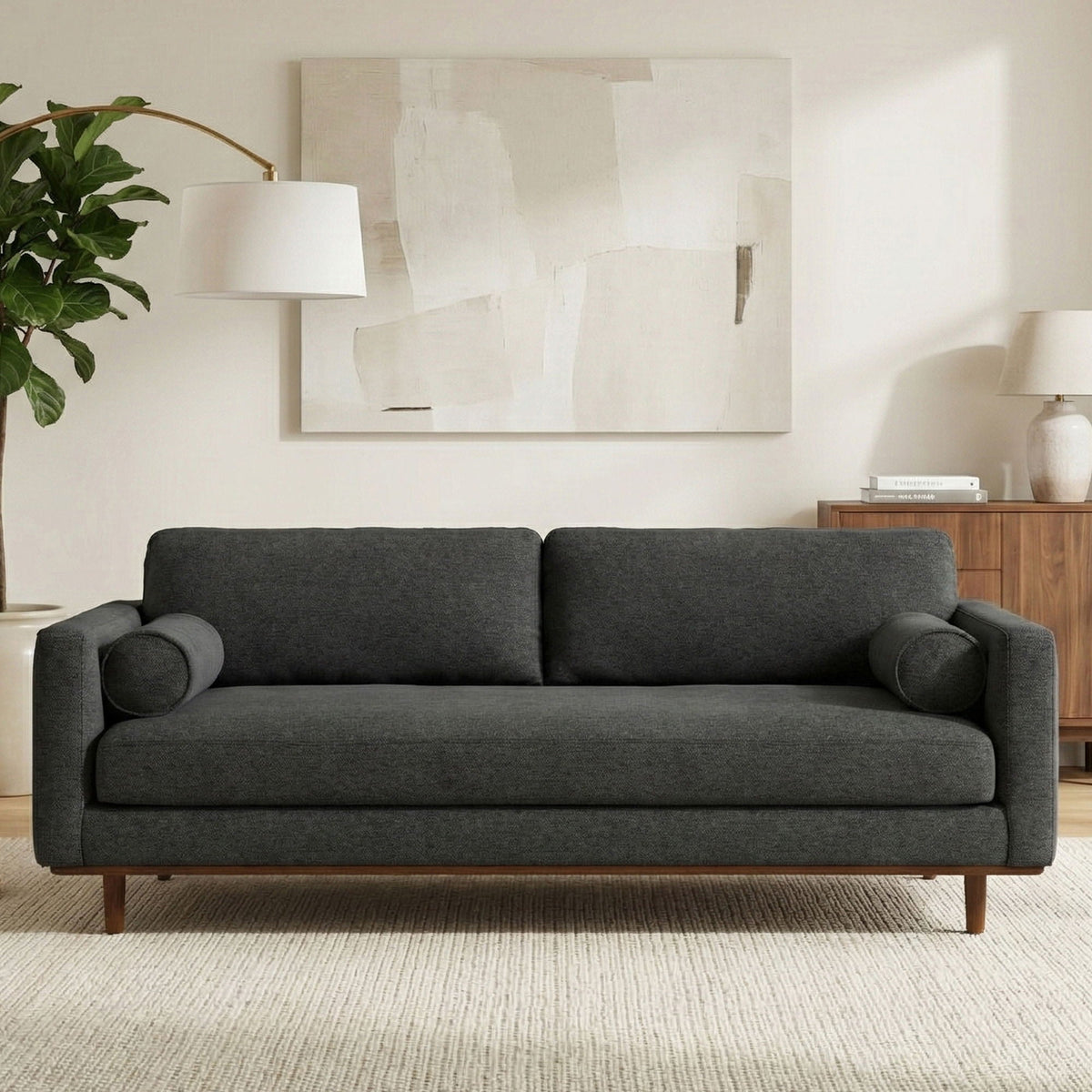 Morrison and Recycled Fabric Upholstered Sofa