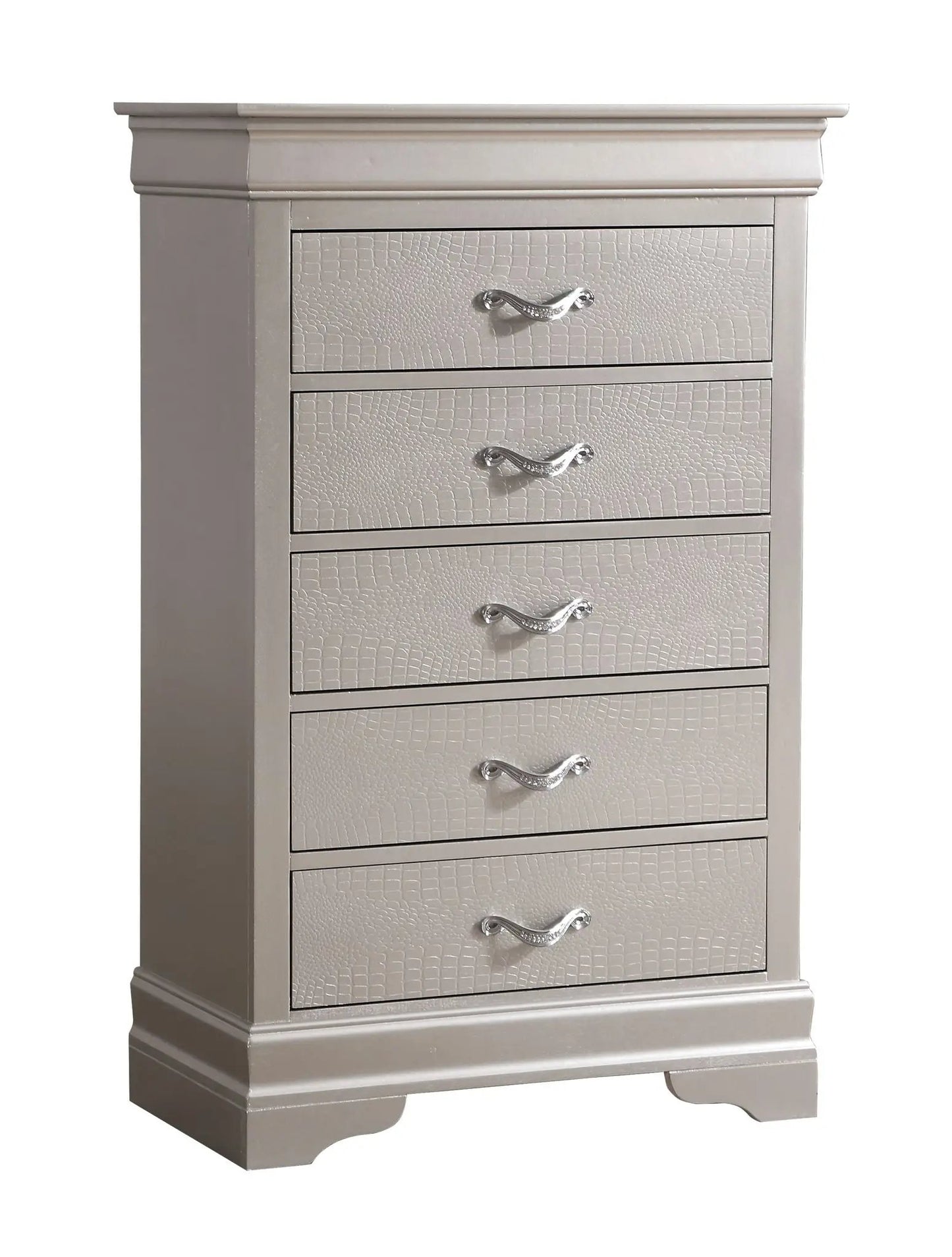 Lorana Chest with Crystal Drawer Pulls Design