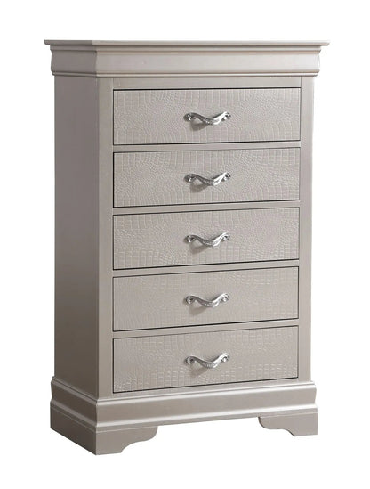 Lorana Chest with Crystal Drawer Pulls Design