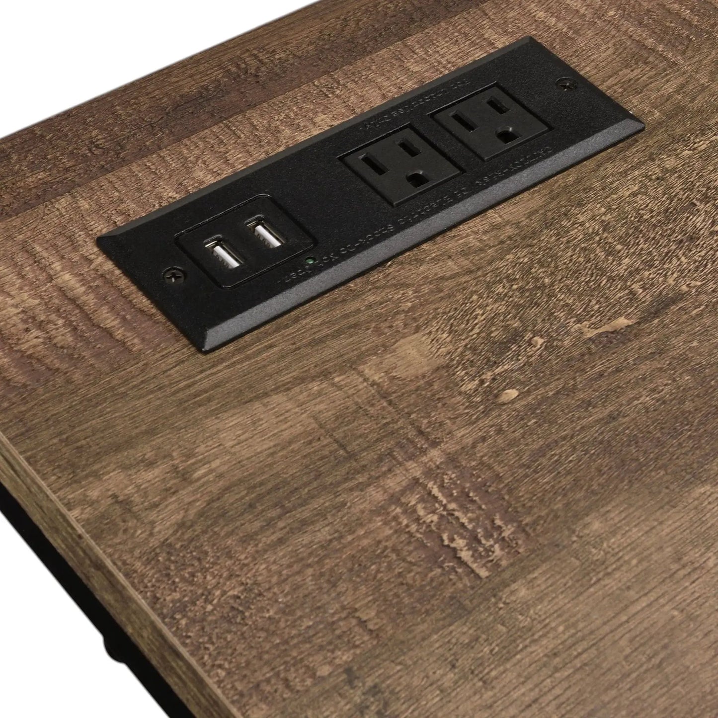 Tyrese Writing Desk With USB Ports Sleek Modern