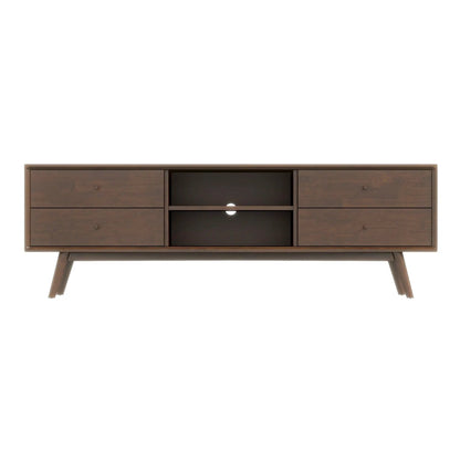 Caroline Modern TV Stand 72 in wood with side drawers and shelf by Unique Piece Furniture on Tampa Home & Garden Store