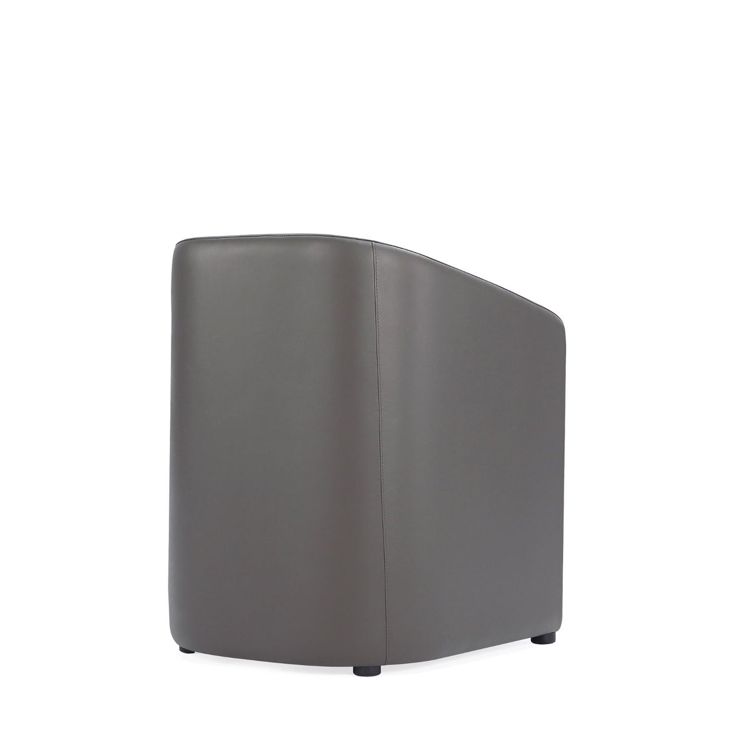 Anna and Modern Round Vegan Dining Armchair