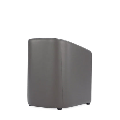Anna and Modern Round Vegan Dining Armchair