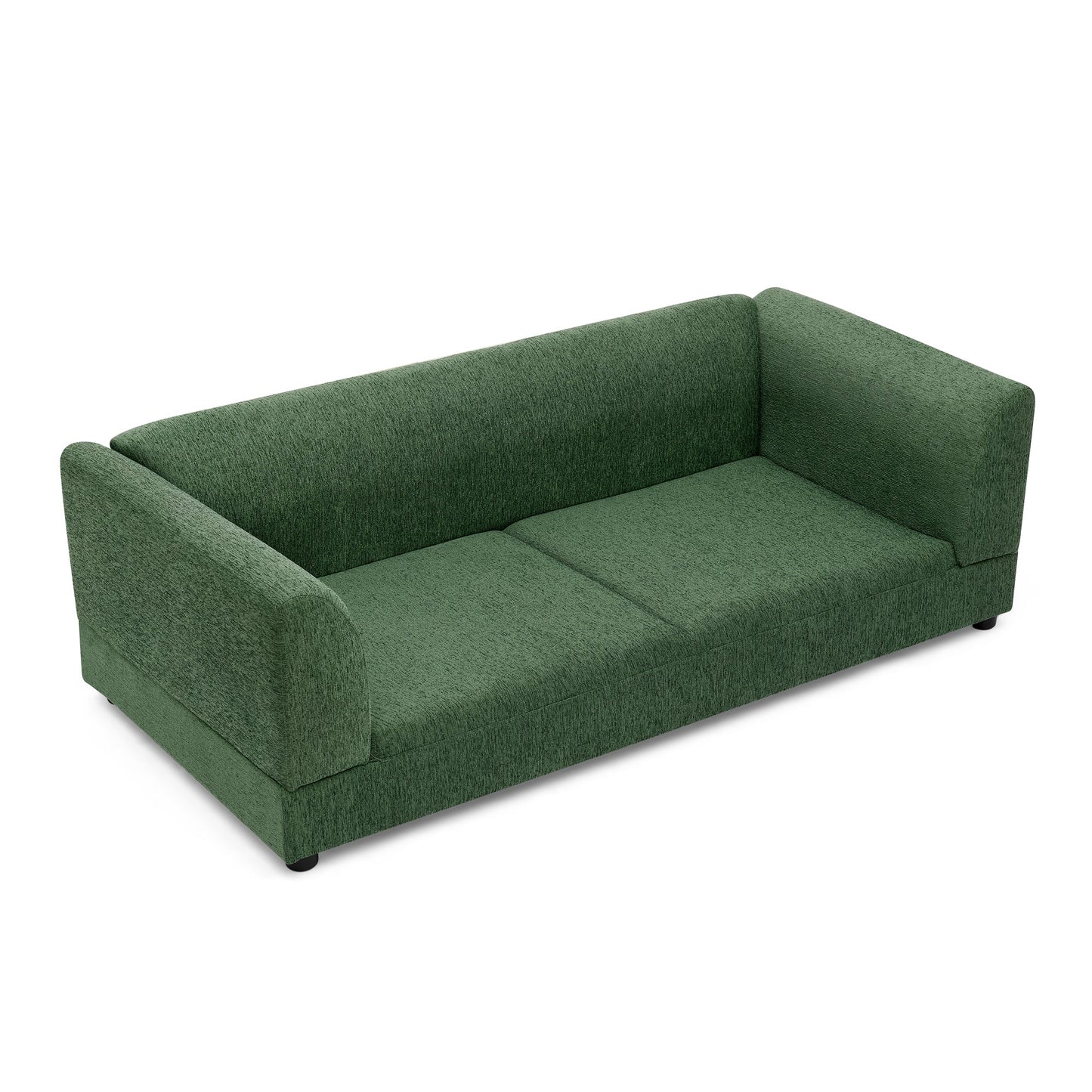 Comfortable oversized pet sofa in green fabric by HouseOfZazla for medium/large dogs on Tampa Home & Garden Store