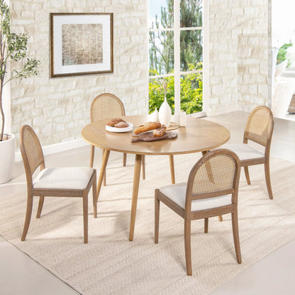Panama Curved Cane Side Dining Chair Set of 2