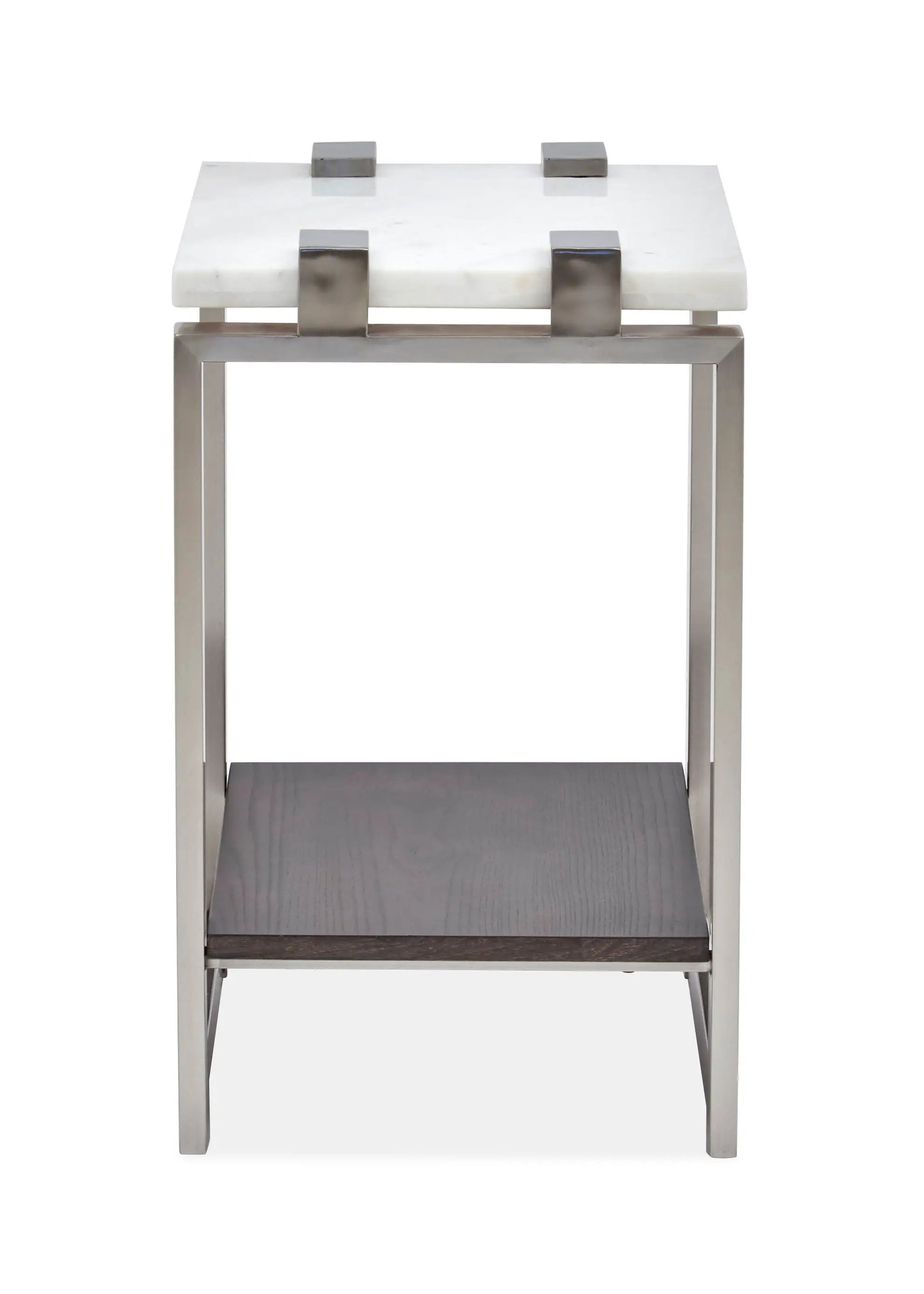 Paradox Rectangular Table white marble top with stainless frame by Unique Piece Furniture on Tampa Home & Garden Store