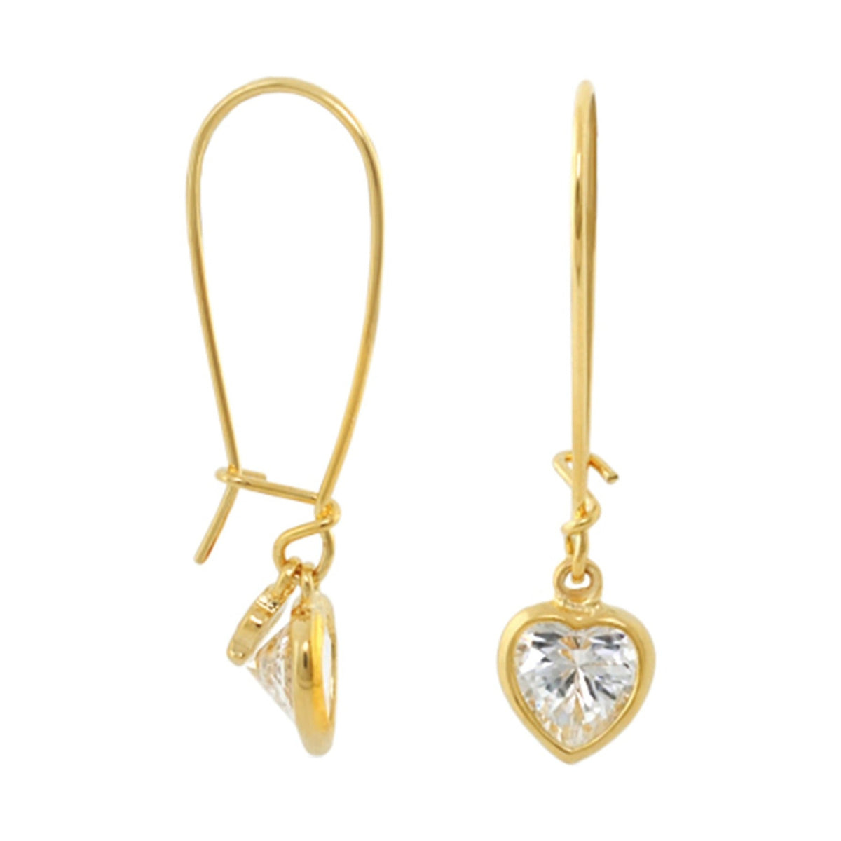 Dazzling Drops earrings pair gold-tone with crystal drop pendant by Lauren G Adams on Tampa Home & Garden Store