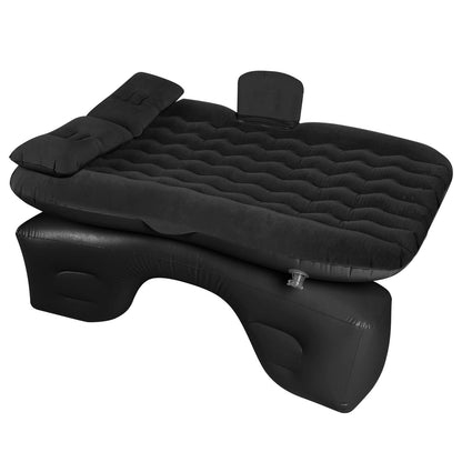 Car air mattress bed by GemGear black inflatable with built-in headrest cushions for travel on Tampa Home & Garden Store