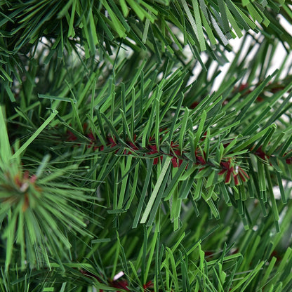 Holiday Season Decor Artificial PVC Christmas Tree closeup of green PVC pine needles DirectDeals on Tampa Home & Garden Store