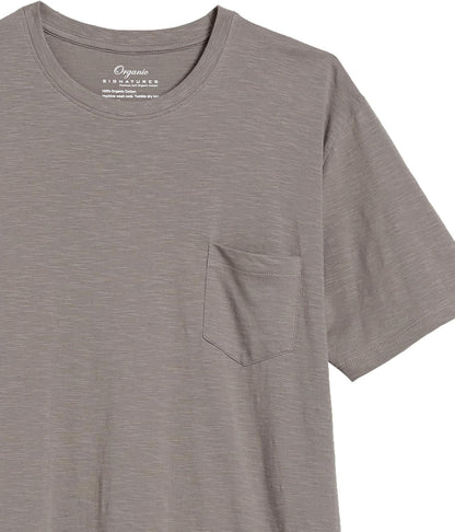 Supreme Soft Organic Cotton Pocket T-Shirt – Certified Sustainable, Comfortable Modern Classic Fit