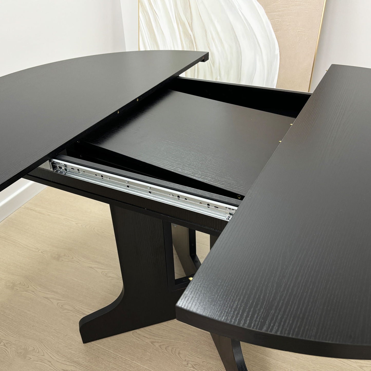 Farmhouse and Expandable Oval Dining Table