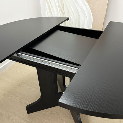 Farmhouse and Expandable Oval Dining Table