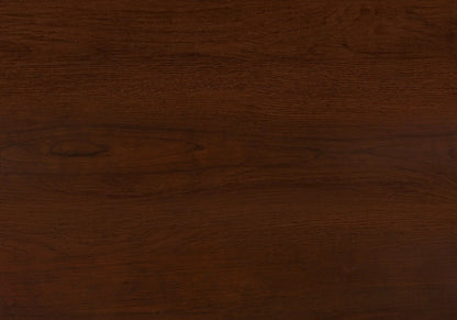 Corner Accent Console Table cherry wood grain finish texture imagery on Tampa Home & Garden Store