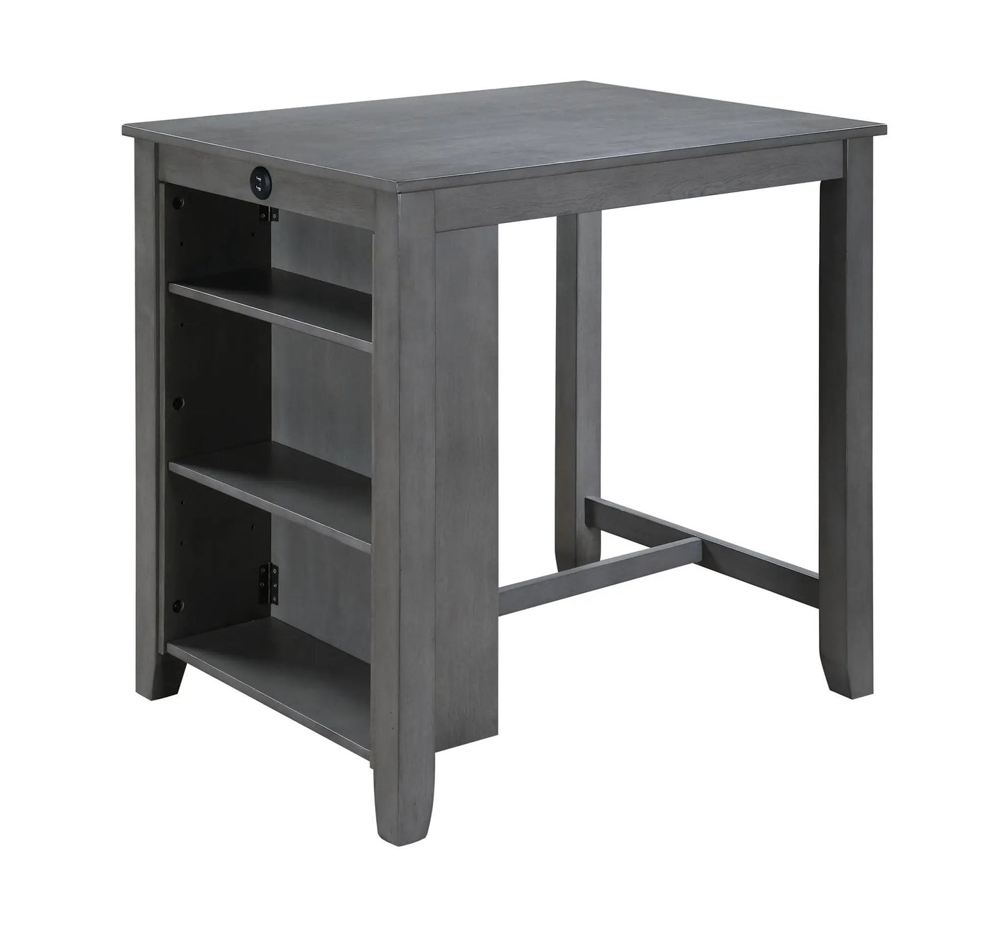 Graham 3 Piece Space Counter Height Table Shelves