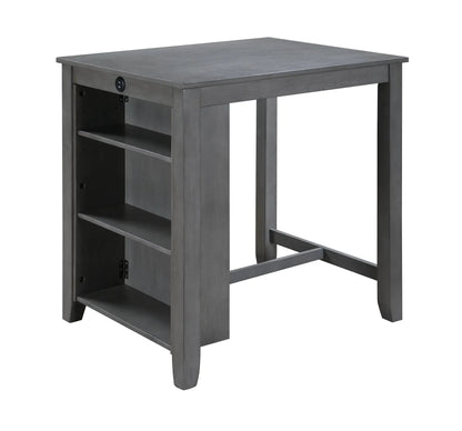 Graham 3 Piece Space Counter Height Table Shelves