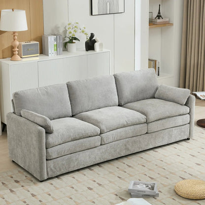 Cozy Upholstered 3 Seater Sofa for Living Room