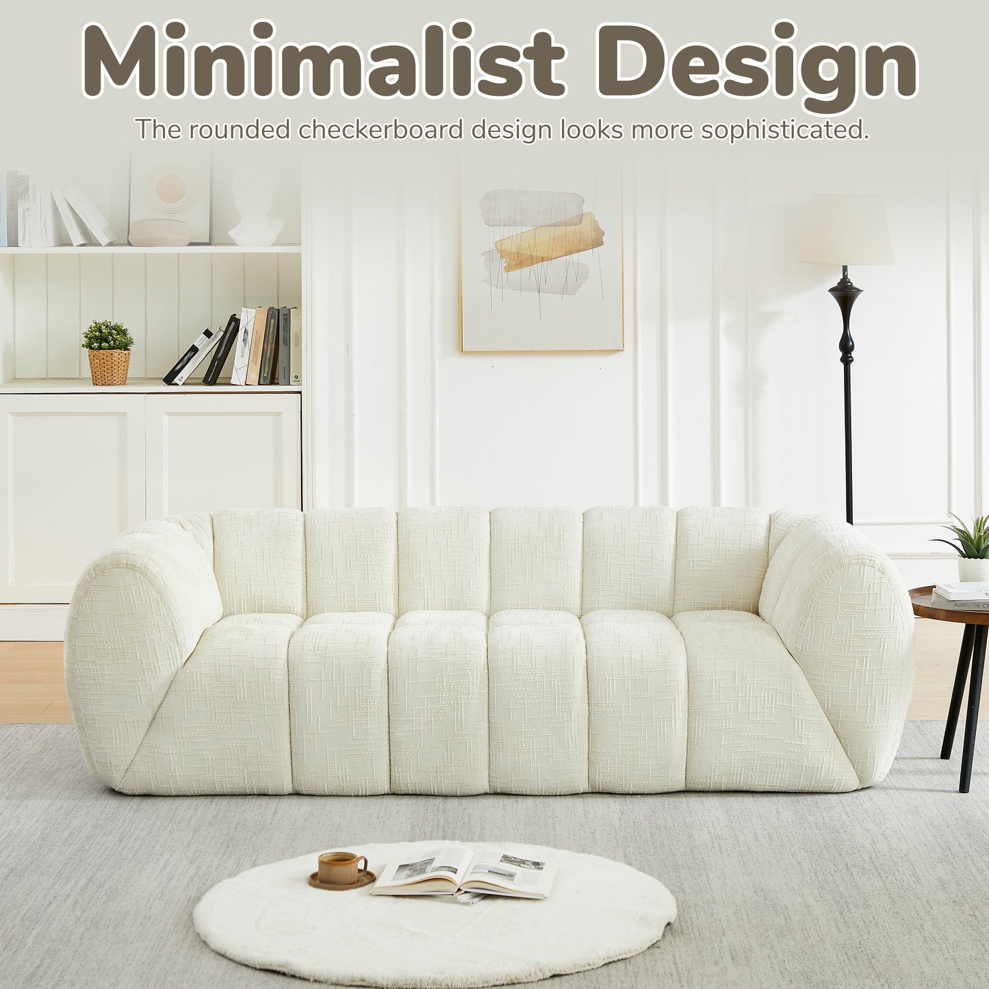Modern Chenille Sofa for a Cozy Living Room