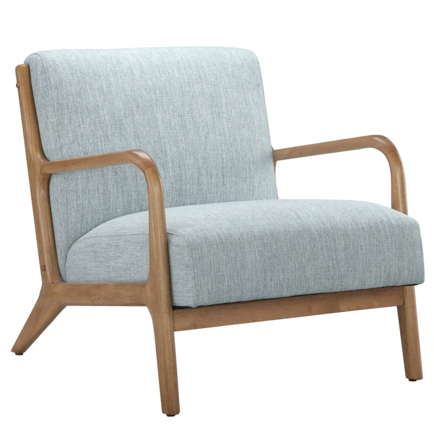 Mid-Century Style Lounge Chair With Upholstery