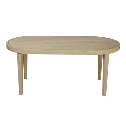 Stylish Acacia Wood Outdoor Dining Set and Chairs