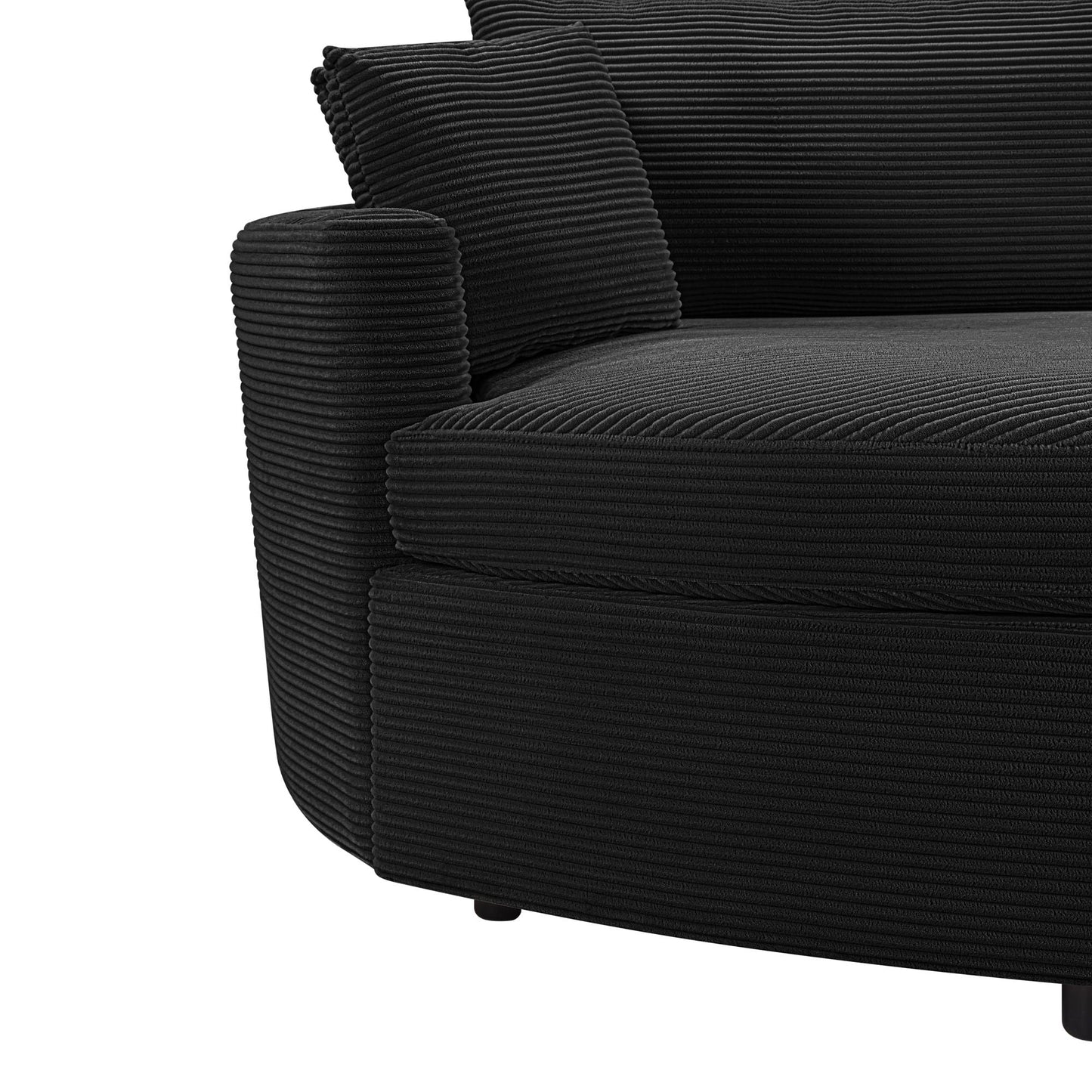 Oversized Double Chaise Sofa With USB Ports