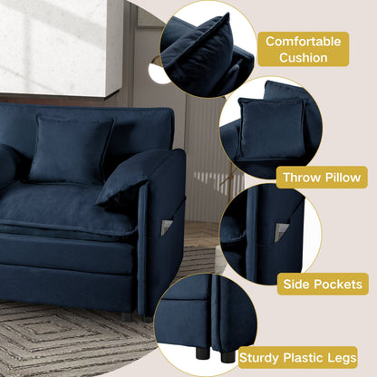 Modern Upholstered Sofa Chair and a Cozy Lounge