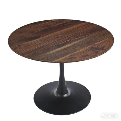 Mid-Century Tulip Dining Table with Round Top